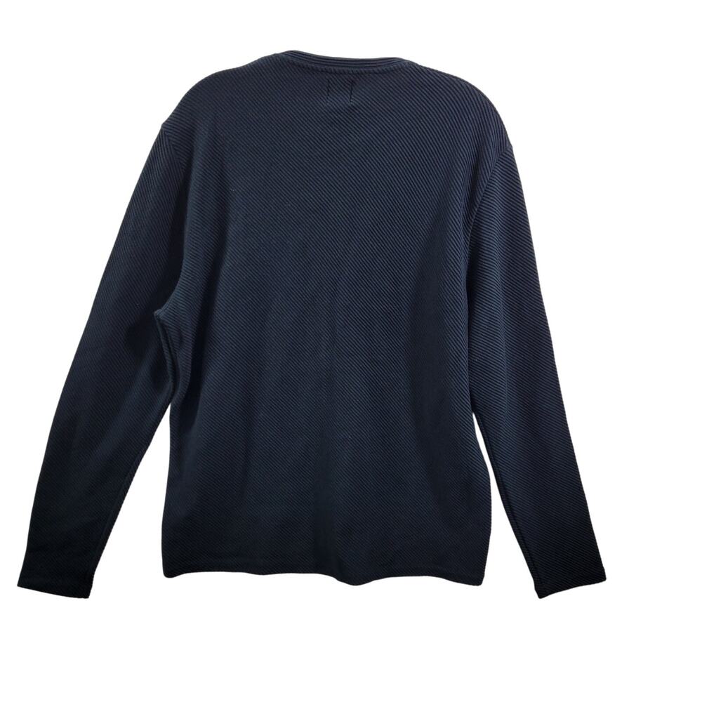 Zara Blue Ribbed Women's NWT Sweater Size L 92323-0442 - Picture 4 of 4